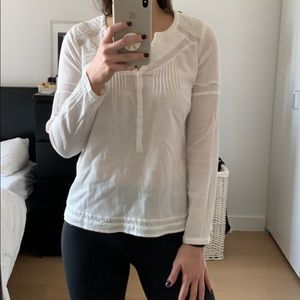 Comptoir des Cotonniers white blouse Size small